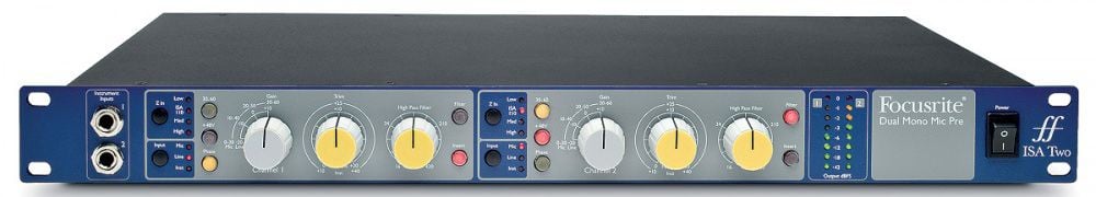 Focusrite ISA-TWO Previo de Micro/Linea 2 Canales ISA-TWO