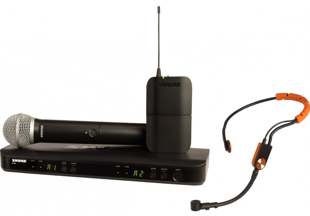 SHURE BLX1288 SM31 Microfono inalambrico dual de Mano y Diadema BLX1288 SM31