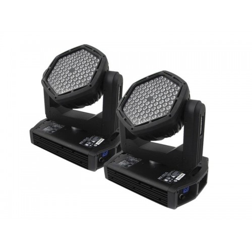 Quarkpro Set 2 Cabezas Móviles Led MX-ZEUS + Rack SET-603