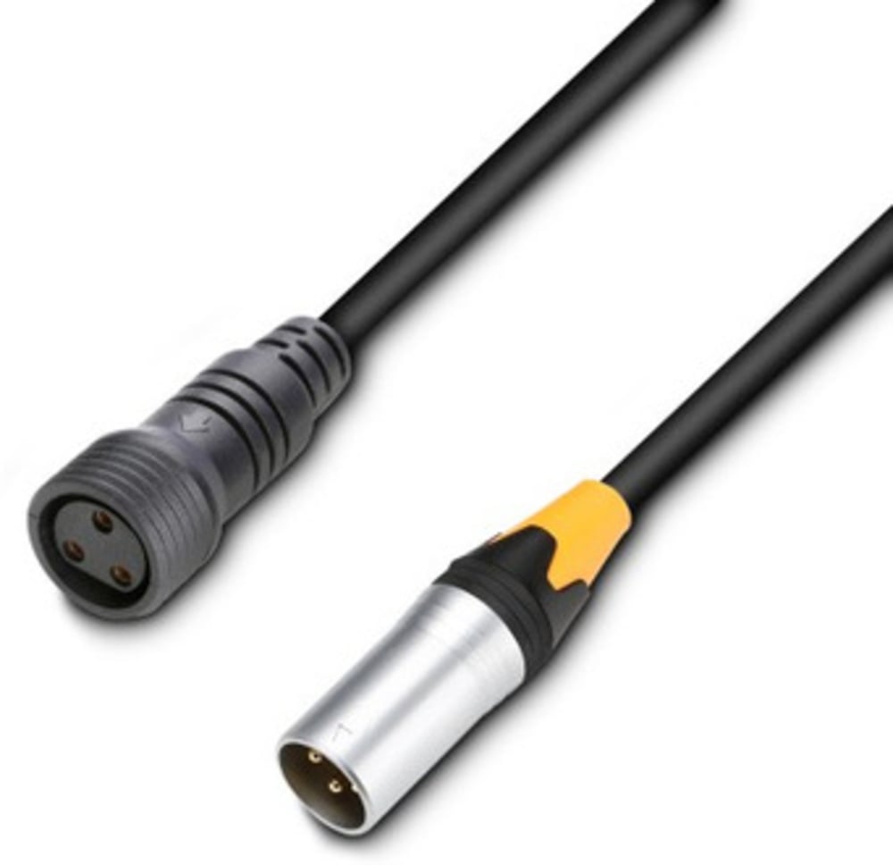 Cameo DMX 3 AD IN IP65 - DMX Adaptor IN LED IP-Par 3-Pin, 1.0m CLDMX3ADINIP65