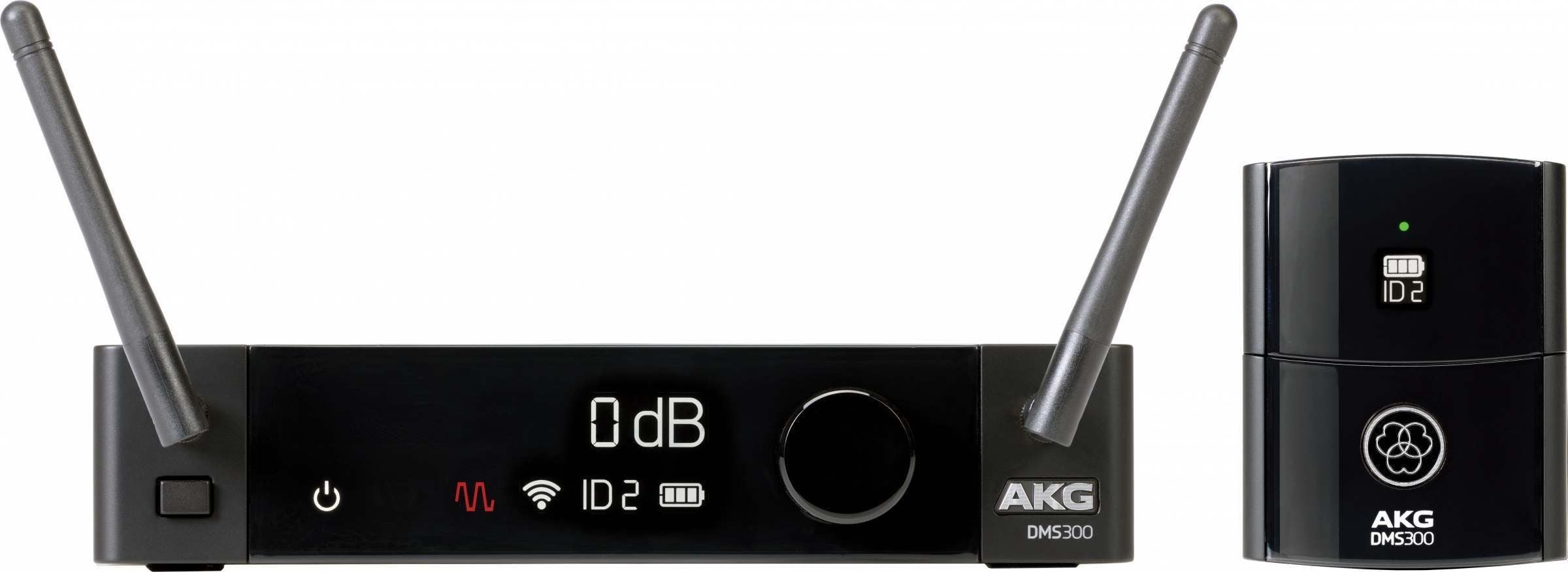 AKG DMS300 Instrumental Set Microfono Inalambrico Licencia libre 2,4 GHz DMS300 Instrumental Set