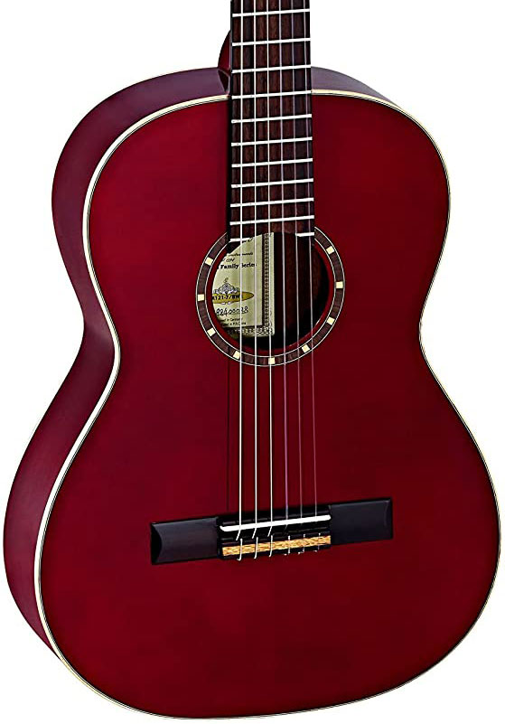 Ortega R121-7/8WR Guitarra Clásica Family Red R121-7/8WR