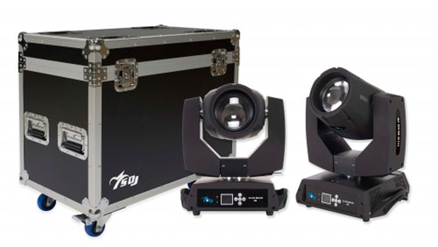 SDJ CLBEAM7RKIT. Set Cabezas Móviles Club Beam + Flightcase CLBEAM7RKIT