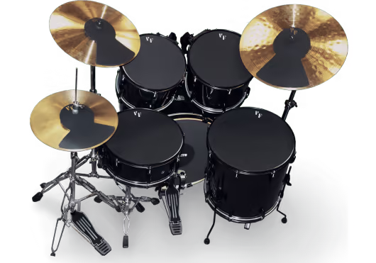 Vic Firth Kit Apagador Fussion 10?,12?,14?(2), 20\", Hi Hat & Plato (2) PVFMUTEFUS20