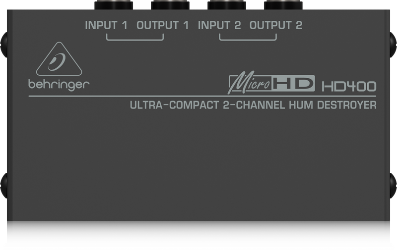 BEHRINGER HD400 Caja DI Eliminador de Zumbidos caja DI HD400