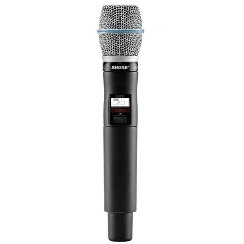 SHURE QLXD2 B87C Transmisor de mano inalámbrico con capsula B87C 470-534 MHz. QLXD14 B87C