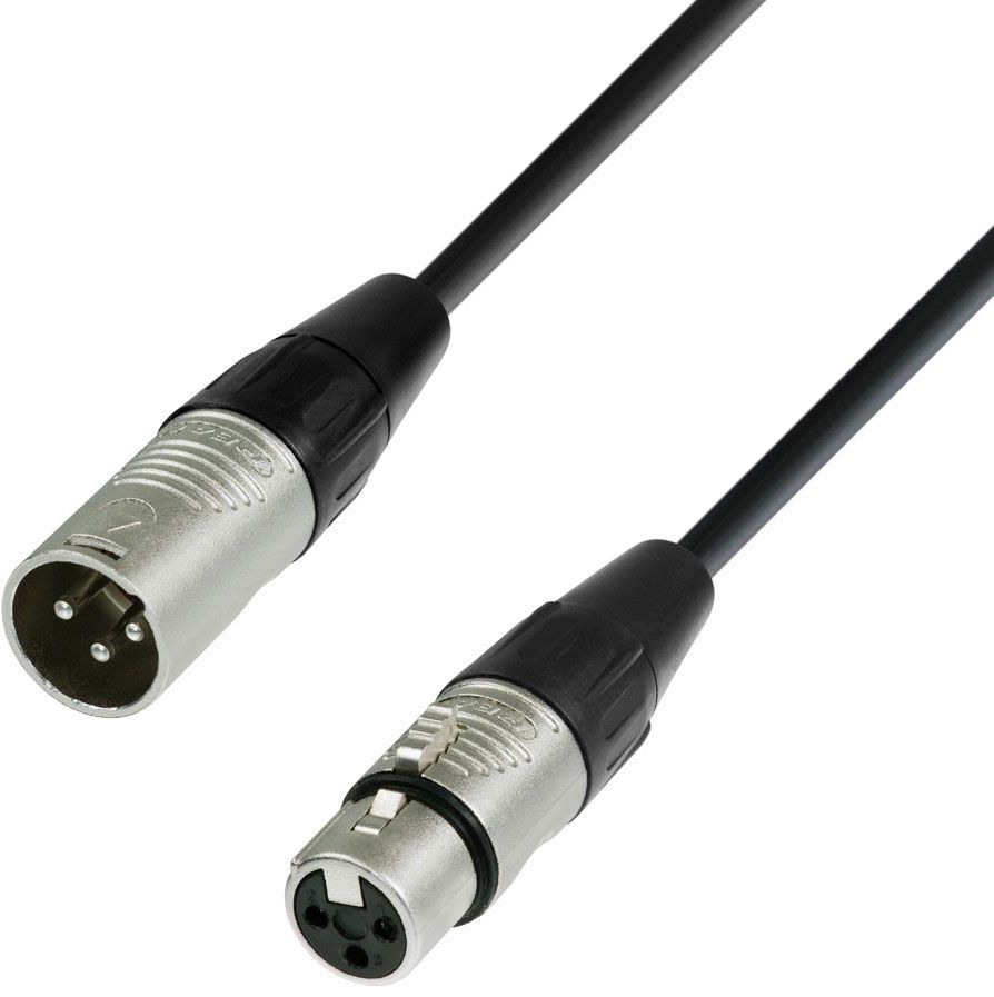 Adam Hall K4MMF1500 Cable de Micro REAN de XLR macho a XLR hembra 15 m K4MMF1500