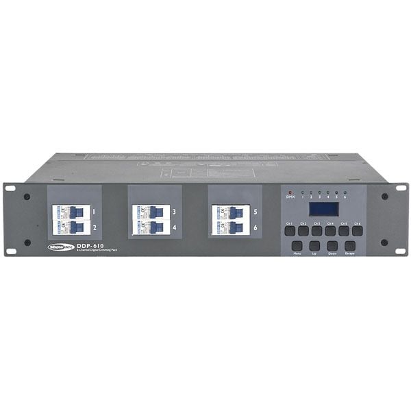 Showtec DDP-610S Dimmer de 6 canales 50755 DDP-610S 50755