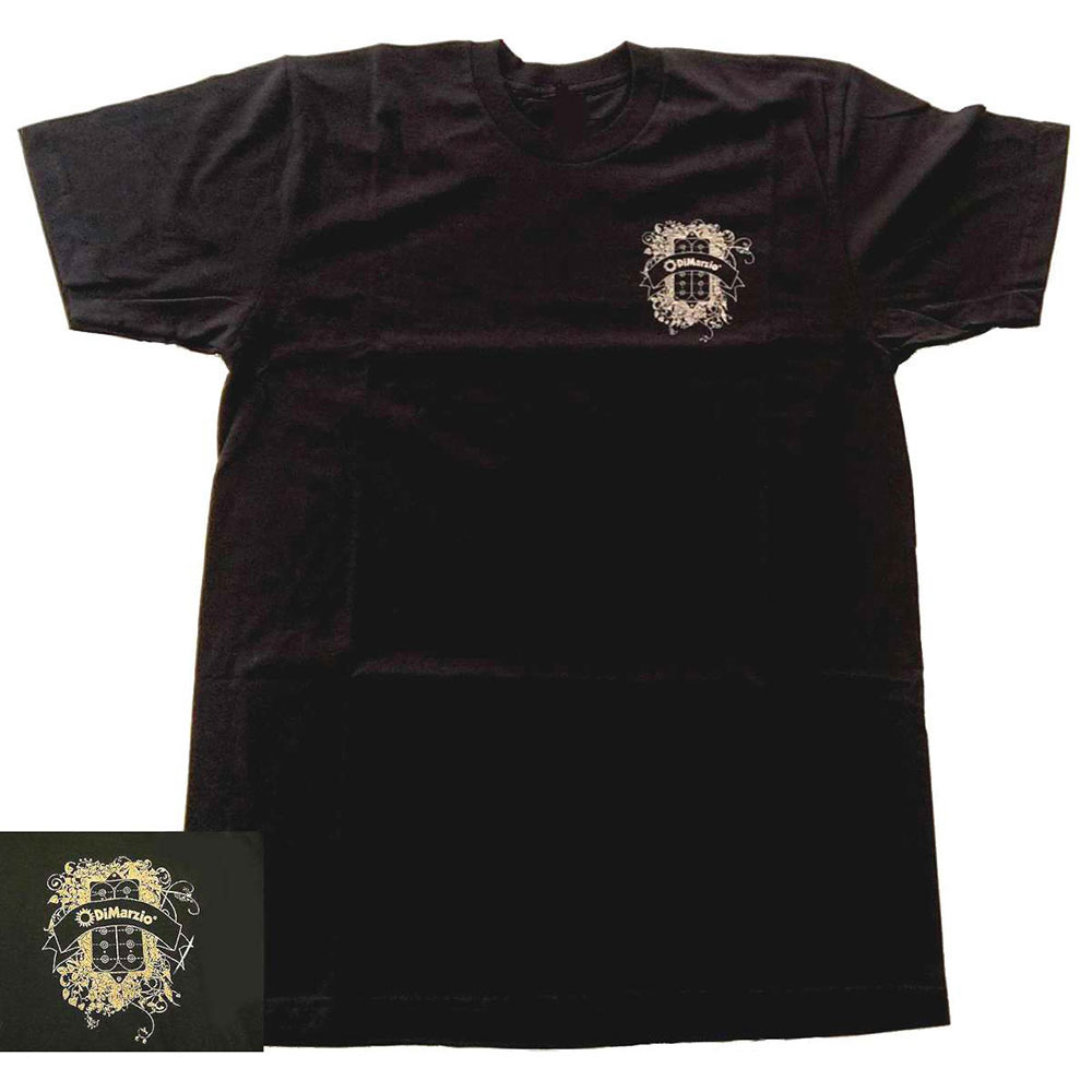 DiMarzio DD3500BK Camiseta DiMarzio Black Talla XL DD3500BK-XL