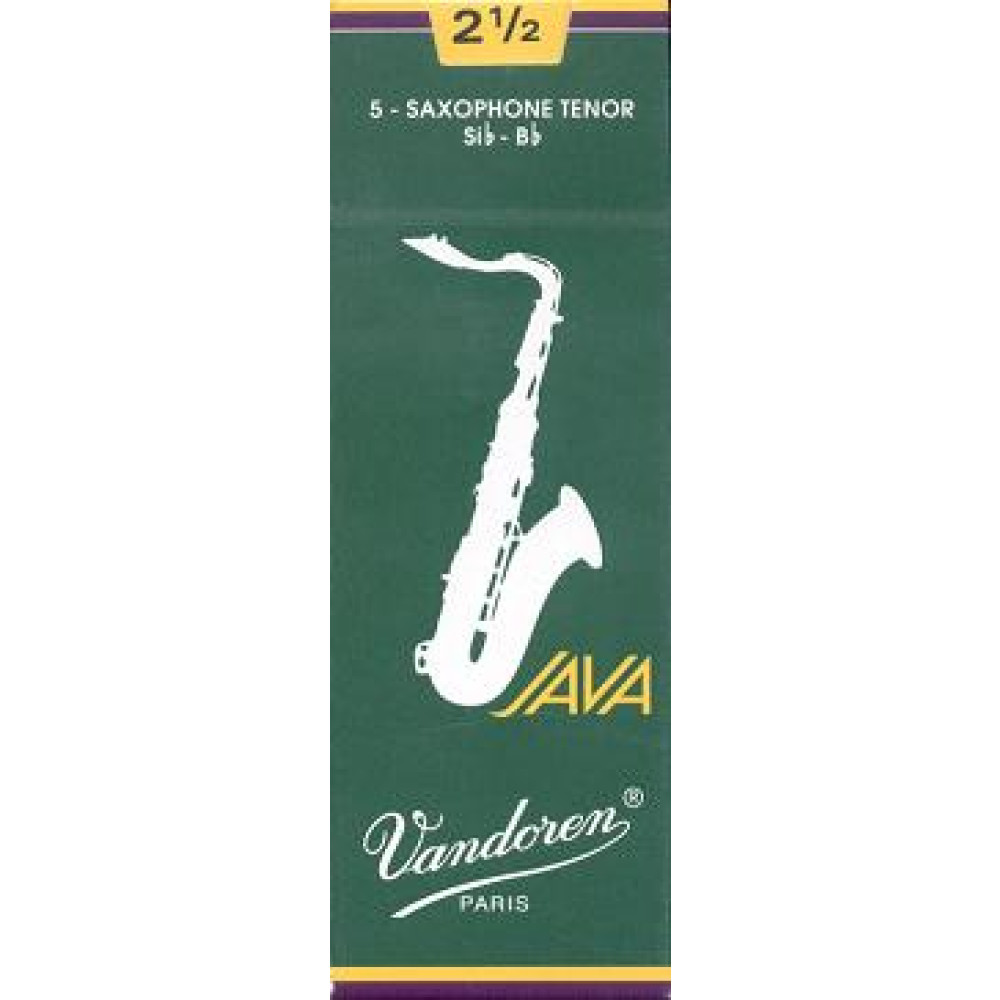 Vandoren Caja 5 Cañas Saxo Tenor Vandoren Java 2 caja verde Caja 5 Cañas Saxo Tenor Vandoren Java 2 caja verde