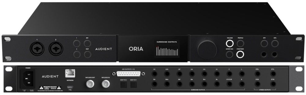 Audient ORIA interface de Audio y Controlador de Monitor ORIA