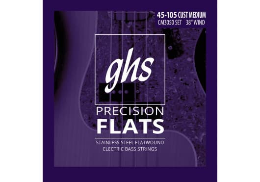 GHS Juego Bajo Precission Flats® Custom Medium 45-105 CGH3050CM