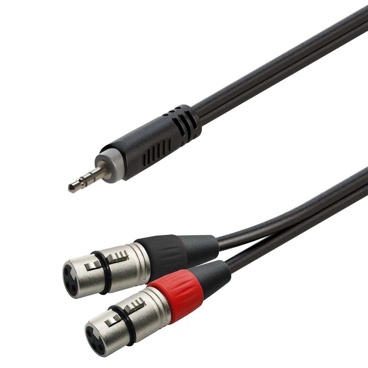 Soundsation Cable adaptador en Y balanceado GL-JSm2XF1 con conector macho de 3,5 GL-JSm2XF1