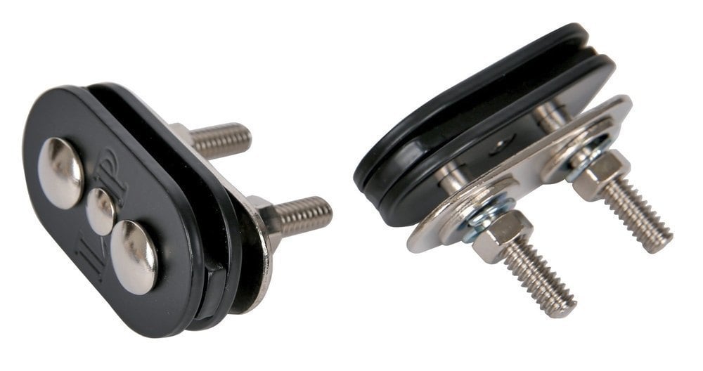 Latin Percussion Negro, recubrimiento pulverizado Instalación de casco Conga LPA701B