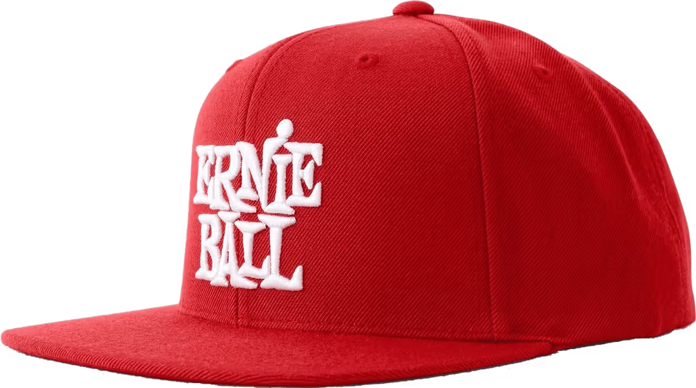 ERNIE BALL Gorra Roja - Logo Eb Blanco YERN4155