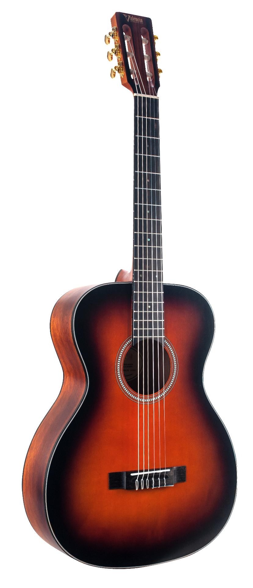 Valencia Va434Csb  Guitarra Clasica  Auditorium Sunburst VA434CSB