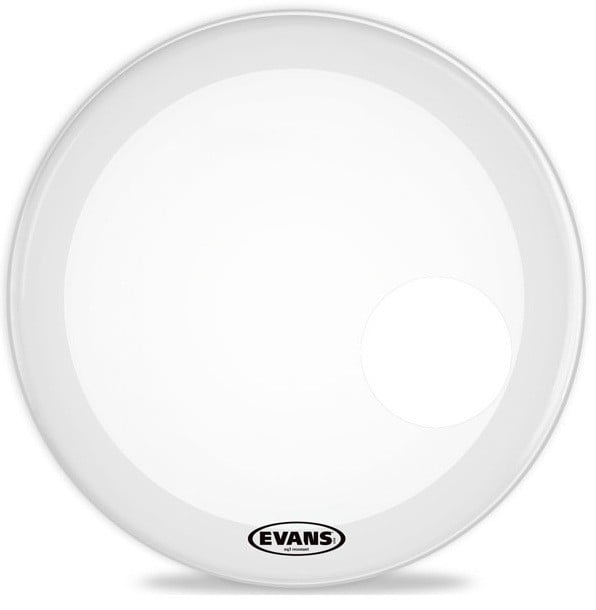 Evans 22 EQ3 Coated White Parche de Bombo BD22RGCW 22 EQ3 Coated White