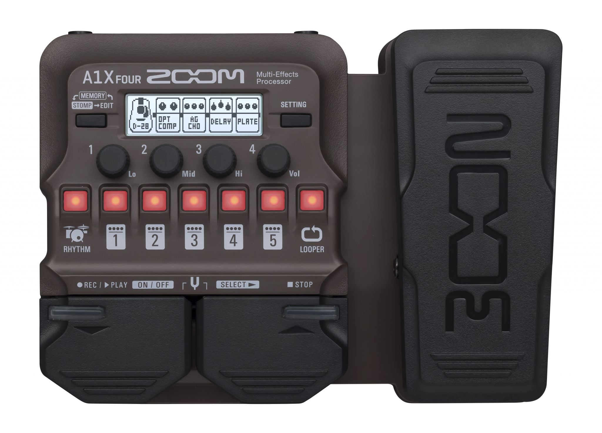 Zoom A1X Four Pedal Multiefectos para Guitarra Acústica A1X-Four