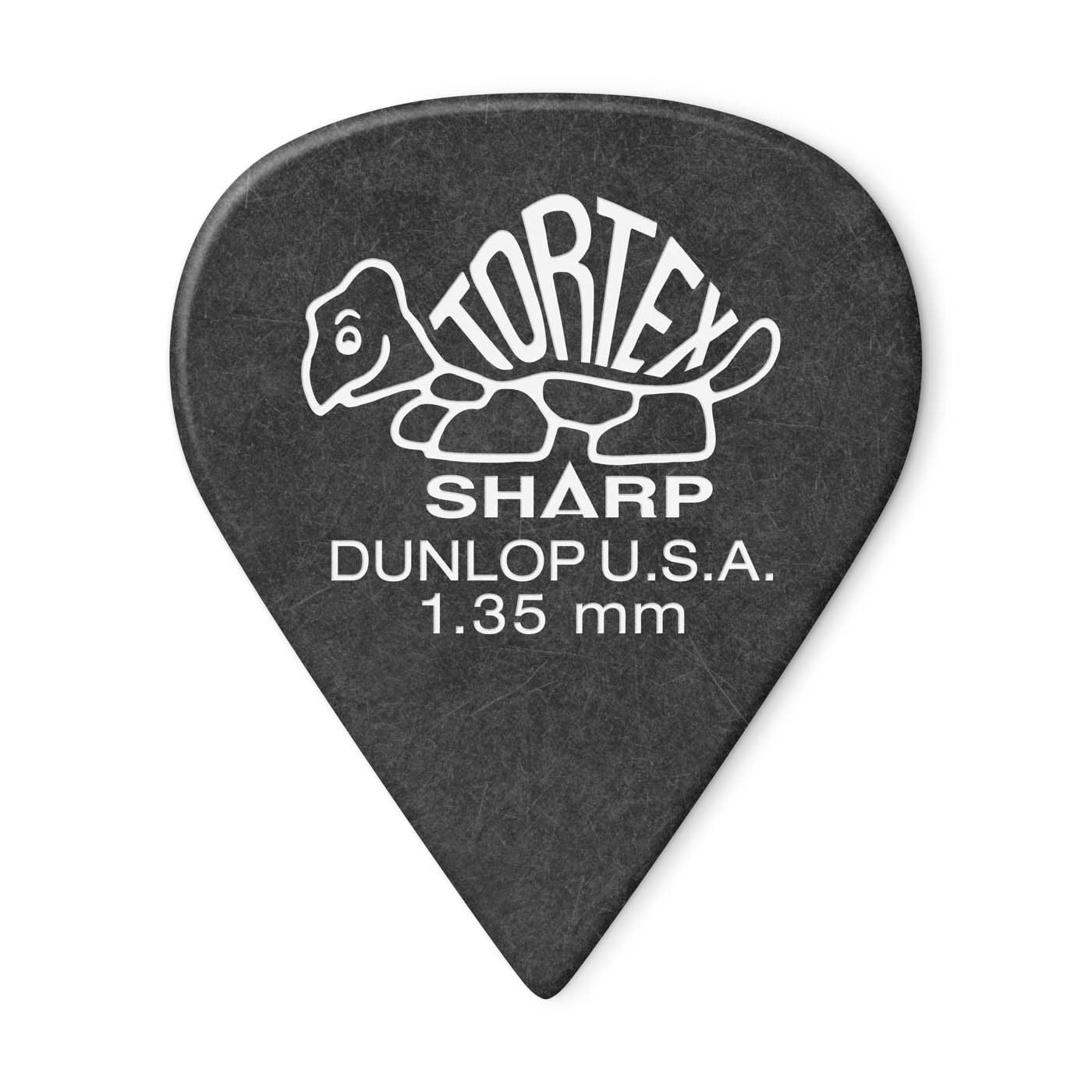 Dunlop Tortex Sharp de 1,35 mm Pack 12 Un. 412P135