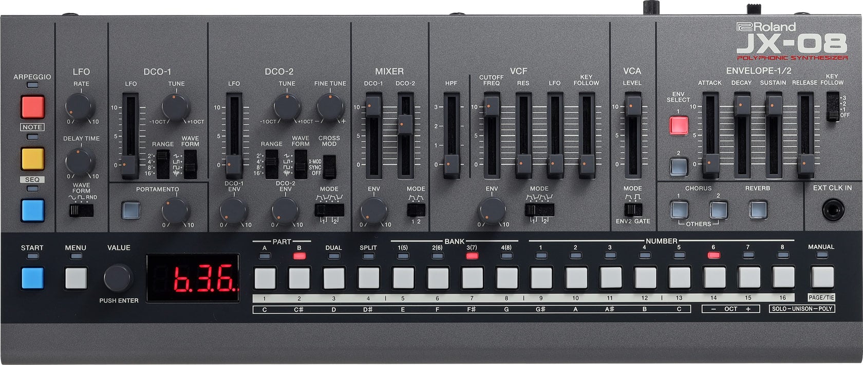 Roland JX-08. Módulo Sintetizador Compacto JX08