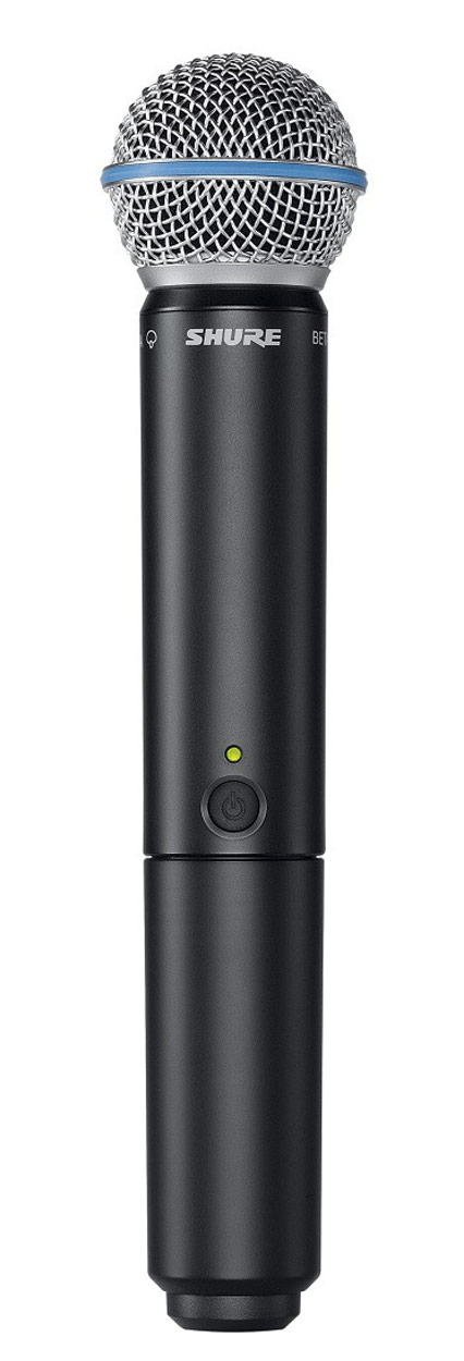 SHURE BLX2/B58 K3E Transmisor de Mano BLX2 con Cápsula BETA58 BLX2/B58 K3E