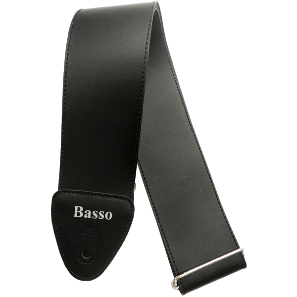 Basso NY07 Correa Para Guitarra Y Bajo Serie Básica Negra 7Cm NY07