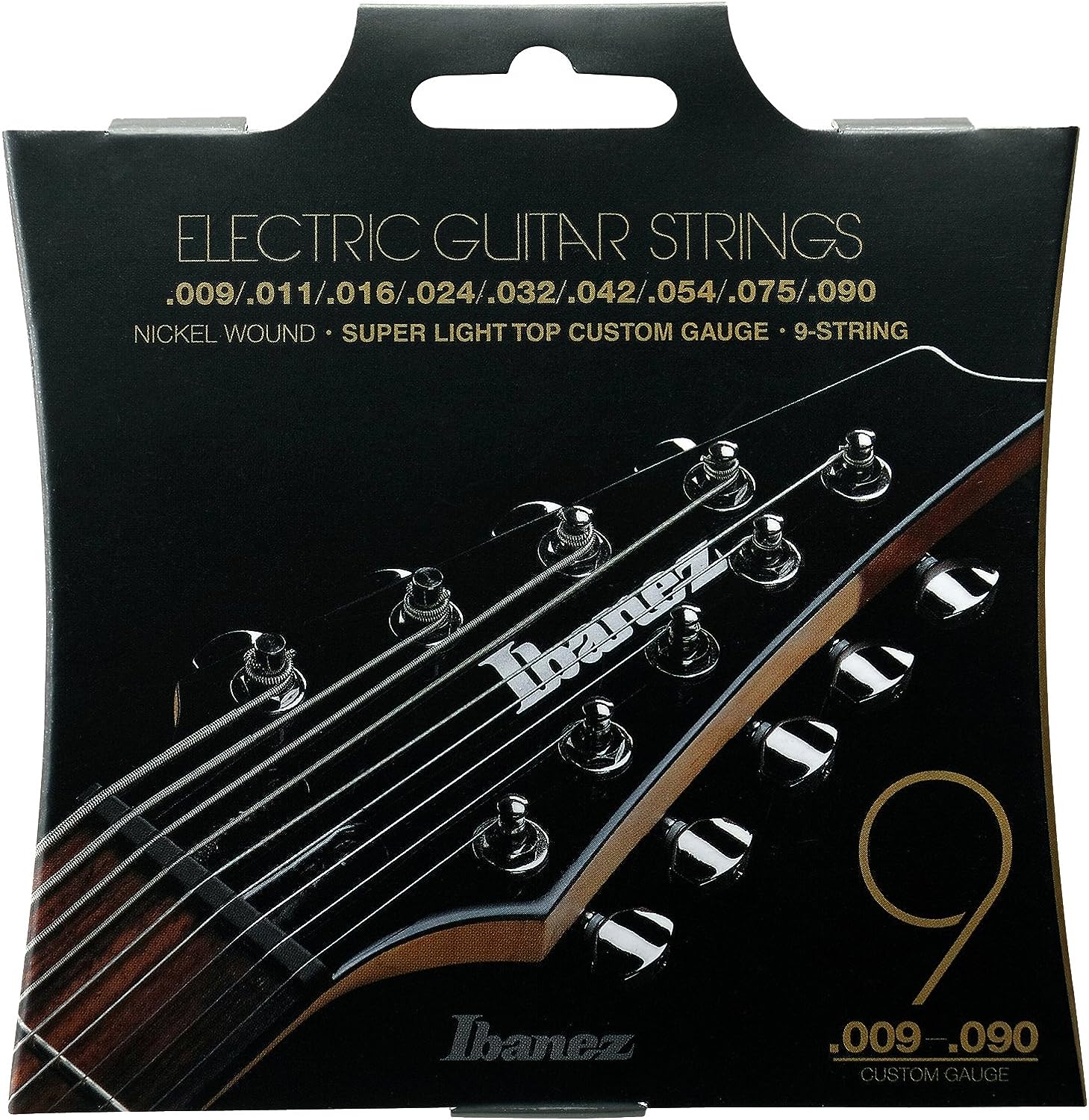 Ibanez IEGS9 Set para Guitarra Eléctrica 9 Cuerdas IEGS9
