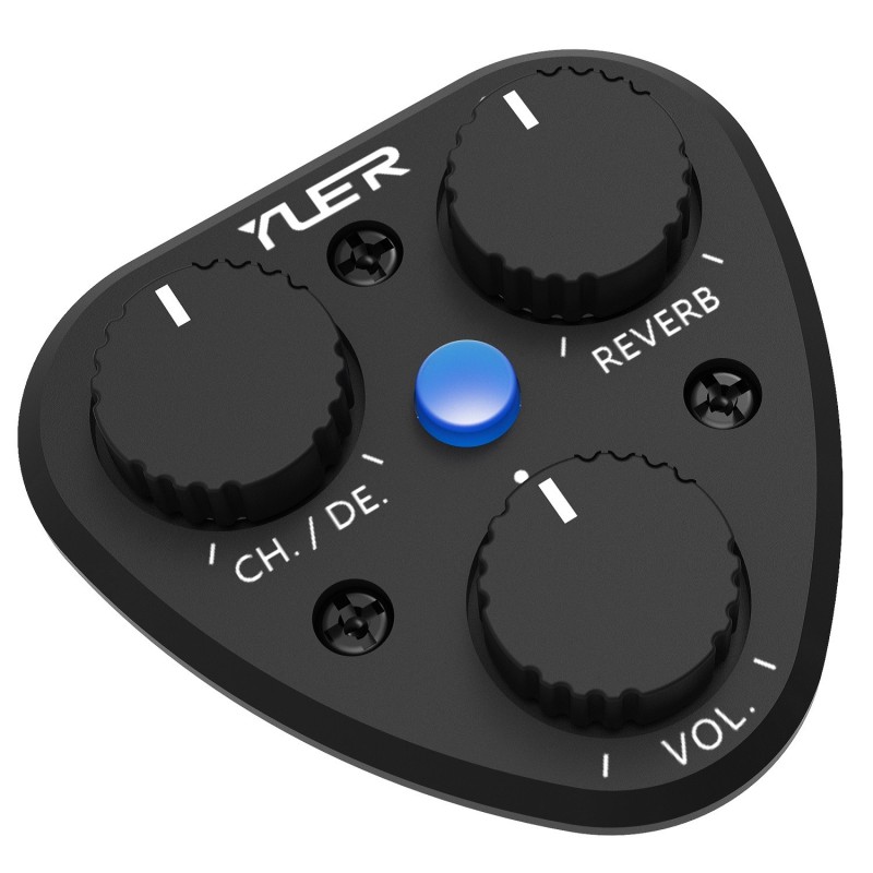YUER UKULELE VIBRATION PICKUP Preamplificador activo con efectos UKULELE VIBRATION PICKUP