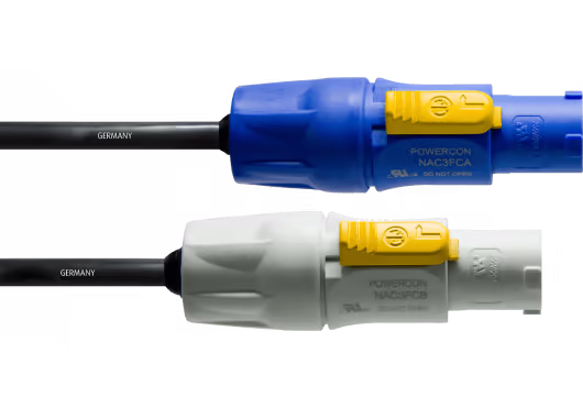 Cordial Cable trenzado de alimentación PowerCON de 1,5 m ELCCFCA15FCB