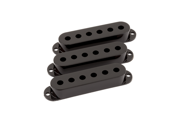 Fender Pickup Covers, Stratocaster® Black (3) Pickup Covers, Stratocaster® Black (3)