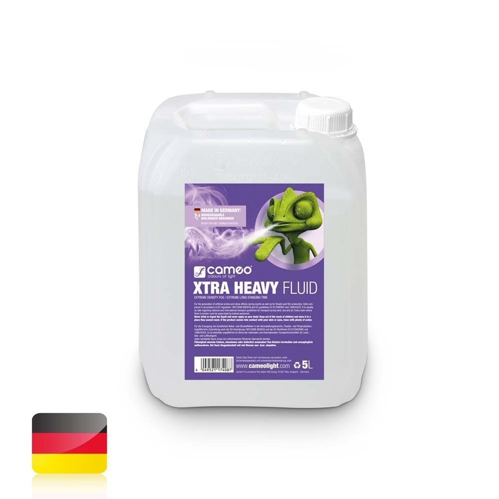 Cameo XTRA HEAVY FLUID 5 litros para maquinas de Humo XTRA HEAVY FLUID 5L