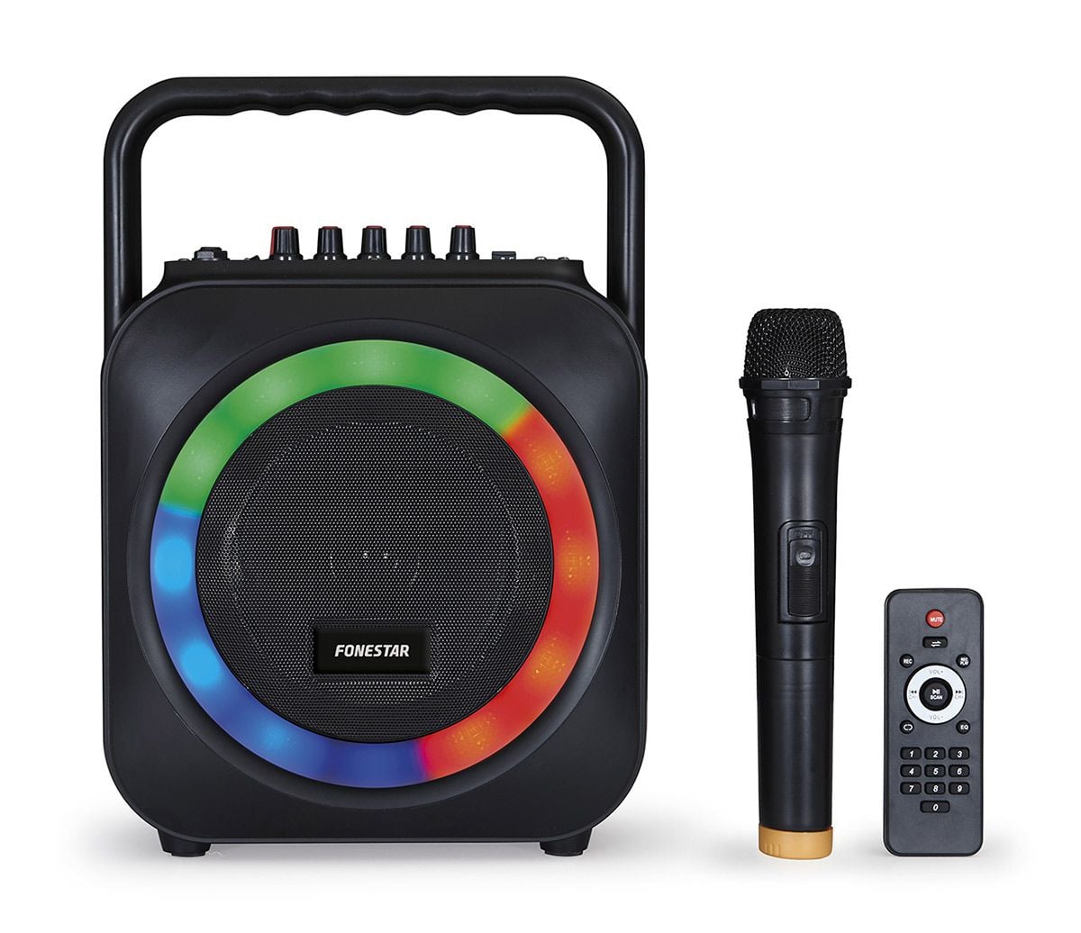 Fonestar BOX-35LED Altavoz Portátil Karaoke con micrófono inalámbrico BOX 35LED