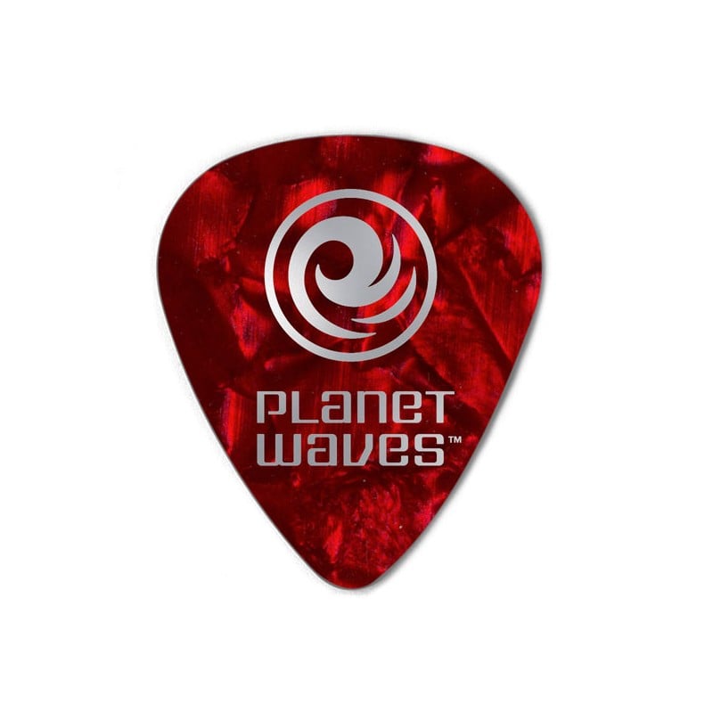 Planet Waves Set 10 Unidades Púa Celluloid Red Pearl Medium 1CRP41