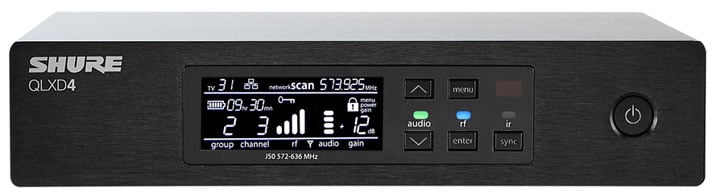 SHURE QLXD4E K51 Rango de frecuencia K51 (606 - 670 MHz) QLXD4E K51