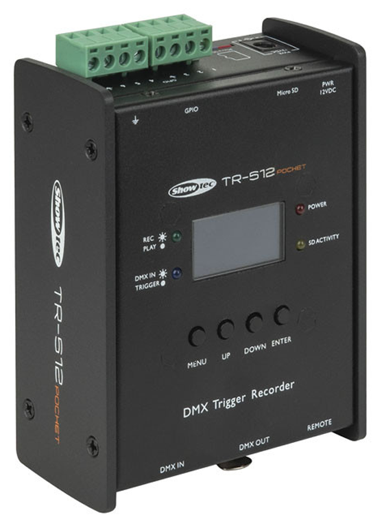 Showtec TR-512 Pocket Disparador/Registrador DMX TR-512 Pocket