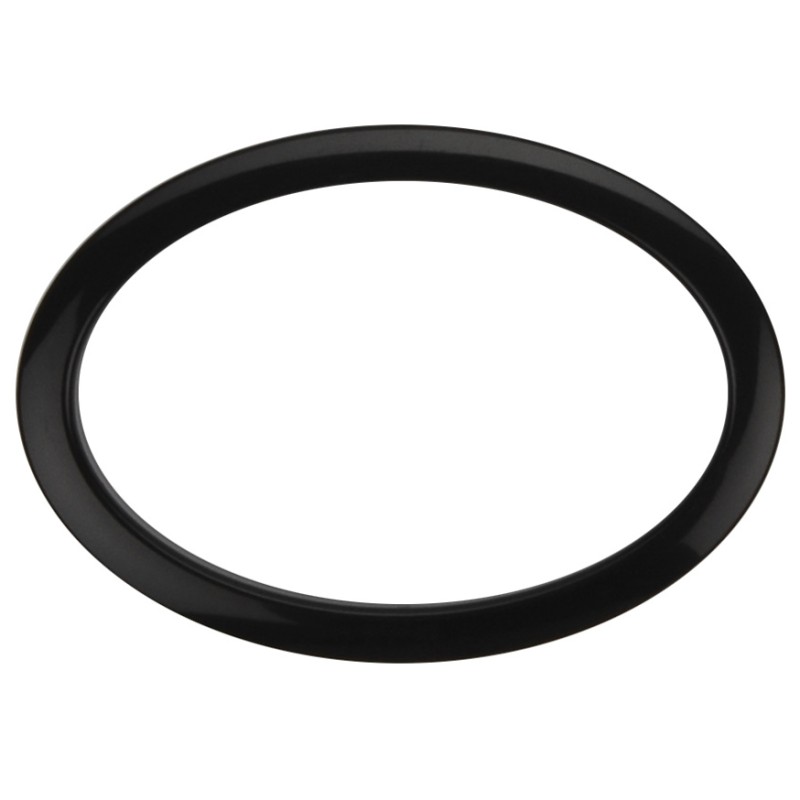 Bass Drum Os HOBL6 6" Black Oval Refuerzo de agujero de parche de bombo. HOBL6 6" Black Oval Refuerzo de agujero de parche 