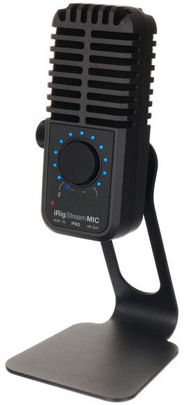 Ik Multimedia IRIG STREAM MIC PRO Micrófono de consdensador IRIG STREAM MIC PRO Micrófono de consdensador