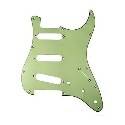 Soundsation Golpeador SP-CF para guitarra Stratocaster, 3 capas, color menta cali SP-CF