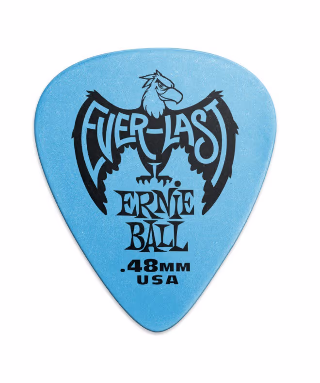 ERNIE BALL Bolsa De Púas Everlast Azul 0,48 Mm - 12 Unidades EB9181