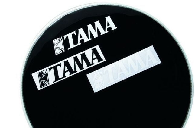 Tama TLS100-BK Adhesivo piel frontal bombo negro TLS100-BK