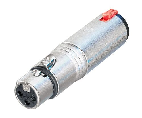 Neutrik NA3 FJ Adaptador de XLR hembra a Jack Stereo Hembra NA3FJ