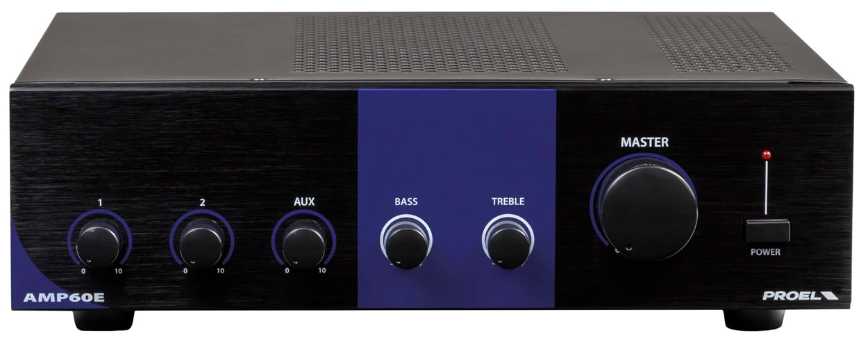 Proel PA AMP60E. Amplificador Compacto 60W PA AMP60E