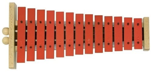 GEWA Metalófono G13 G13R Láminas rojas Metalófono G13 G13R Láminas rojas