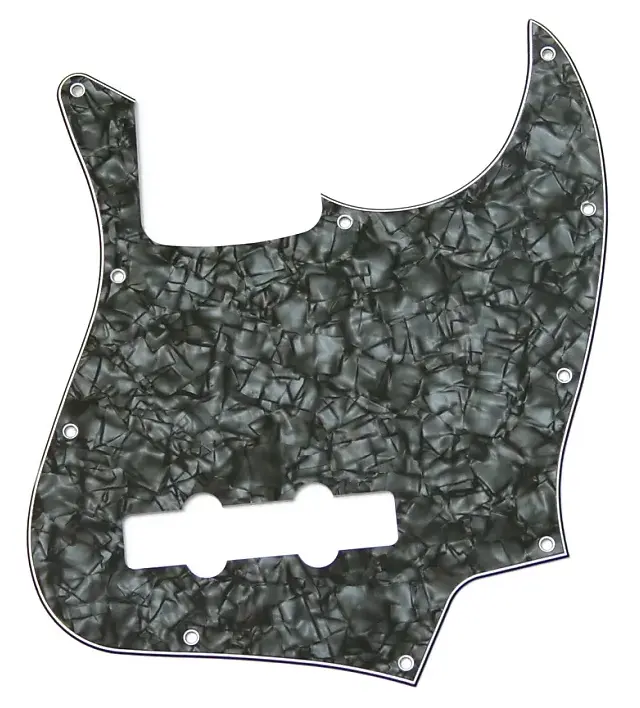 Allparts PG-0755-052 Golpeador para Jazz Bass Negro oscuro perlado PG-0755-052 Golpeador para Jazz Bass Negro oscuro