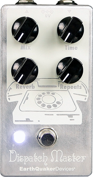 Earthquaker Devices Dispatch Master V3 Cream Aluminum Pedal Guitarra Dispatch Master V3 Cream Aluminum