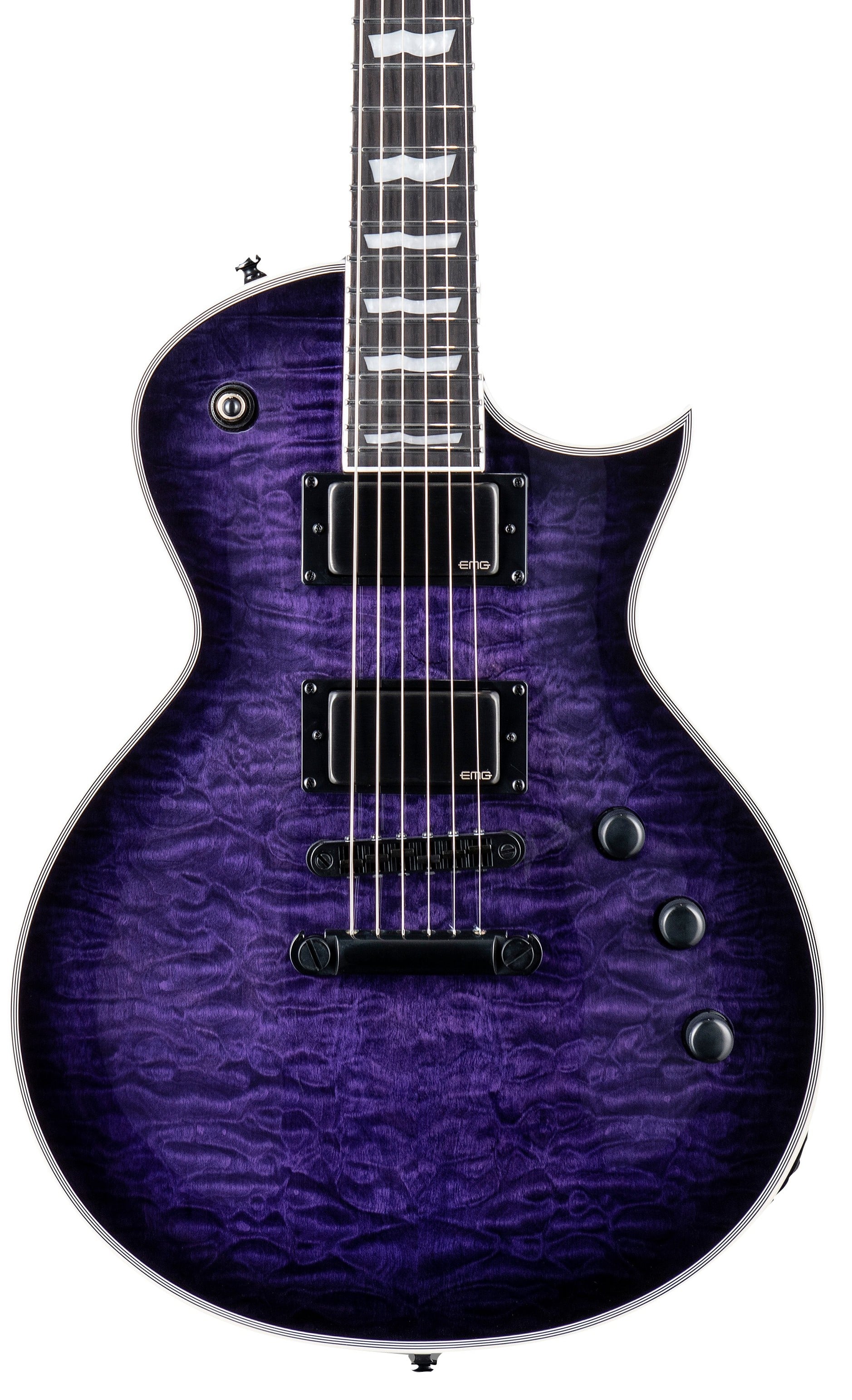 LTD EC-1000 QM STP Guitarra Eléctrica EC-1000 QM SEE THRU PURPLE