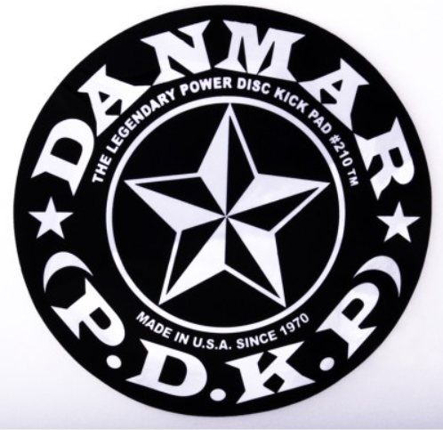 Danmar Percussion Bass drum impact pad stars Refuerzo para parche de bombo Bass drum impact pad stars Refuerzo para parche de