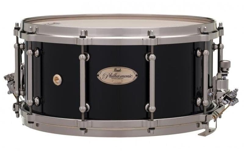 Pearl PHP1465 Philharmonic Concert Maple Piano Black Caja de Batería Pearl PHP1465 Philharmonic Concert Maple Piano Bla