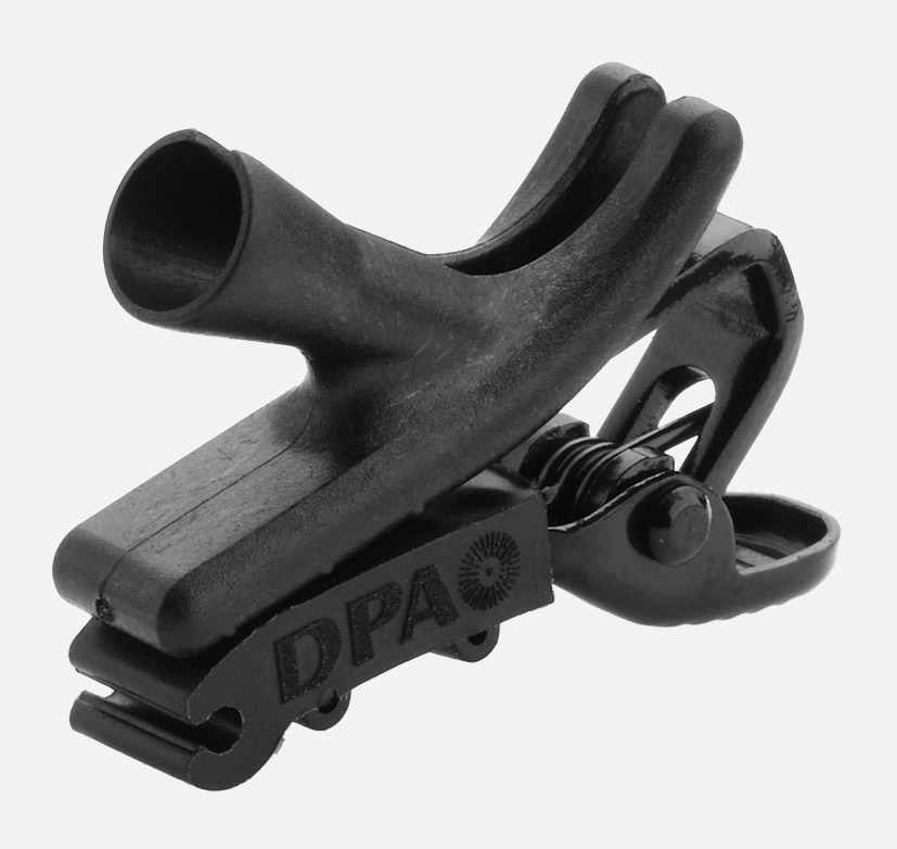 DPA SCM0017-2-Bx Pinza para lavalier 5mm. Evita ruido por fricción. Negro. 10uds SCM0017-2-Bx