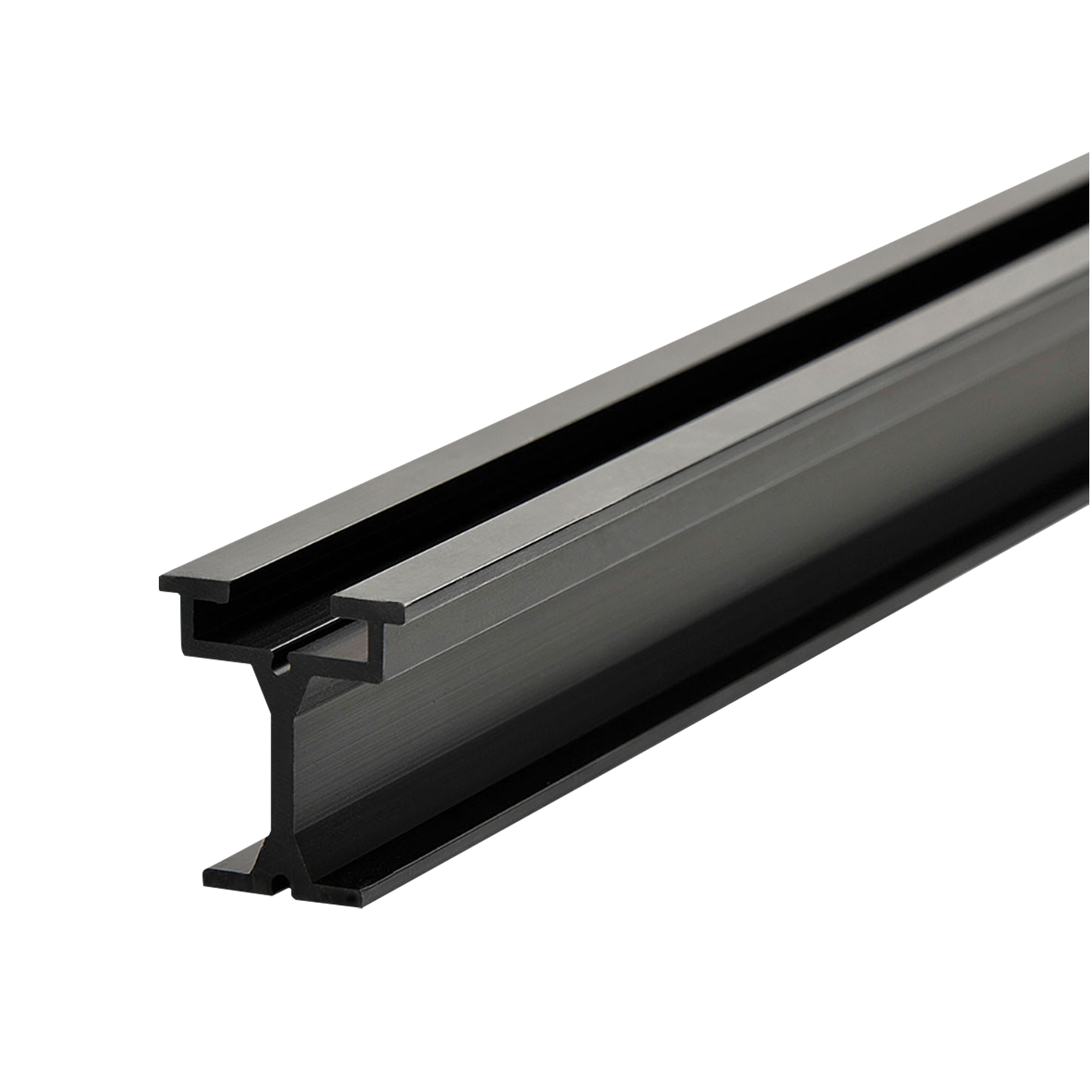 WENTEX Eurotrack - Rail, Black 500 cm (L) - anodizado 500 cm (L) - anodizado 89501
